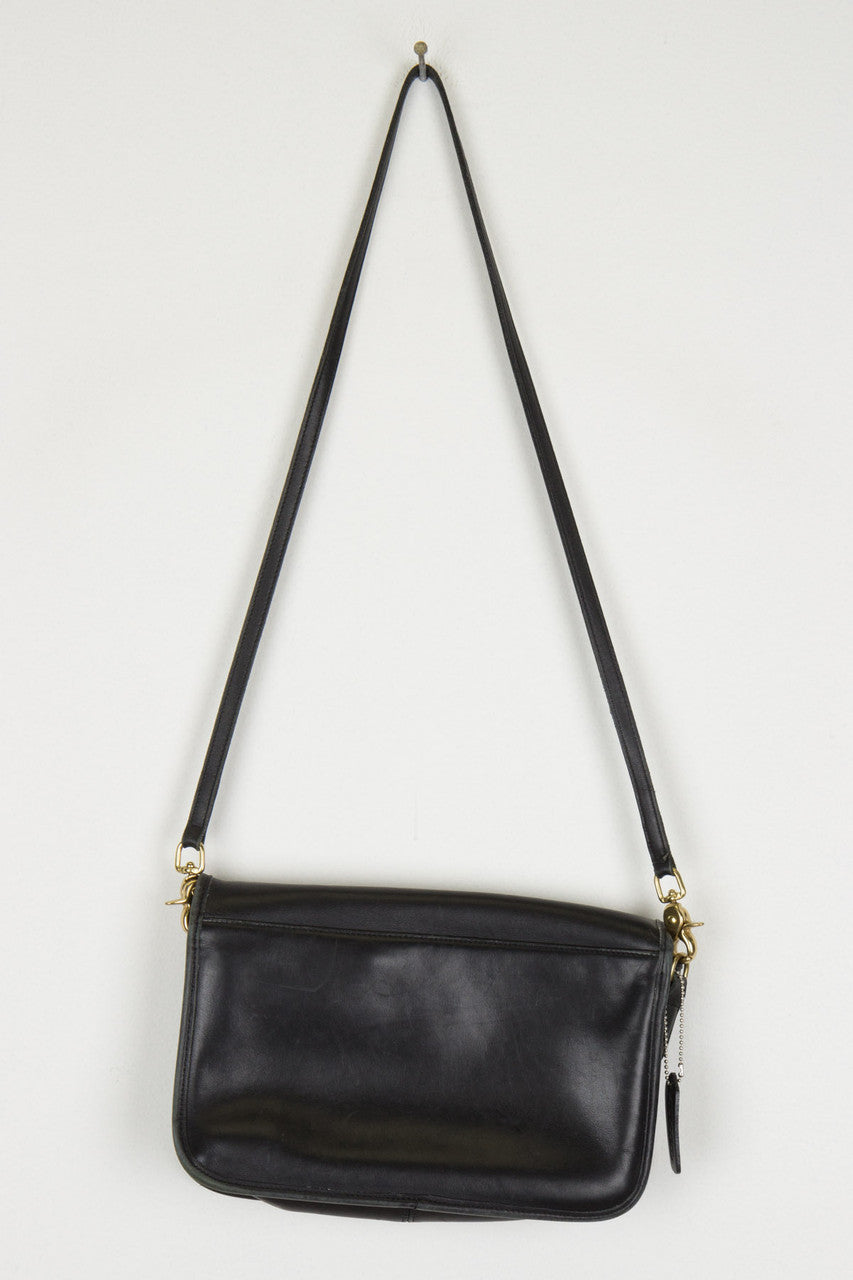Black Leather Coach Purse