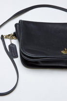 Black Leather Coach Purse
