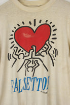 1992 Falsettos Musical w/ K.Haring Graphic (White)