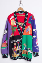Oversized Vintage Airline Cardigan