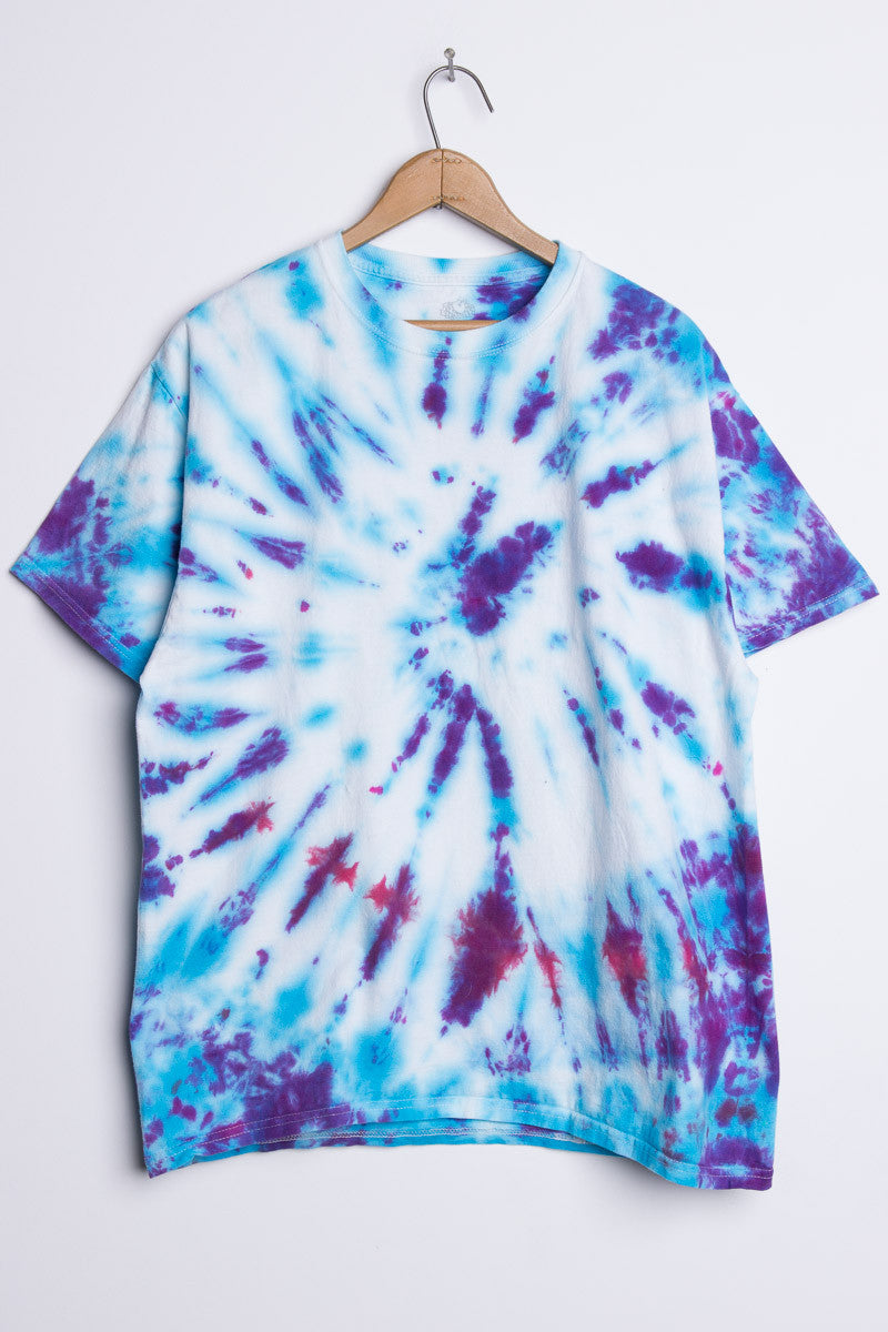 Blue and Purple Tie Dye T-Shirt