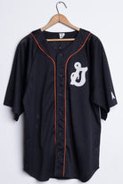 Black Japapese Baseball Jersey