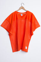 XL Orange Mesh Practice Football Jersey