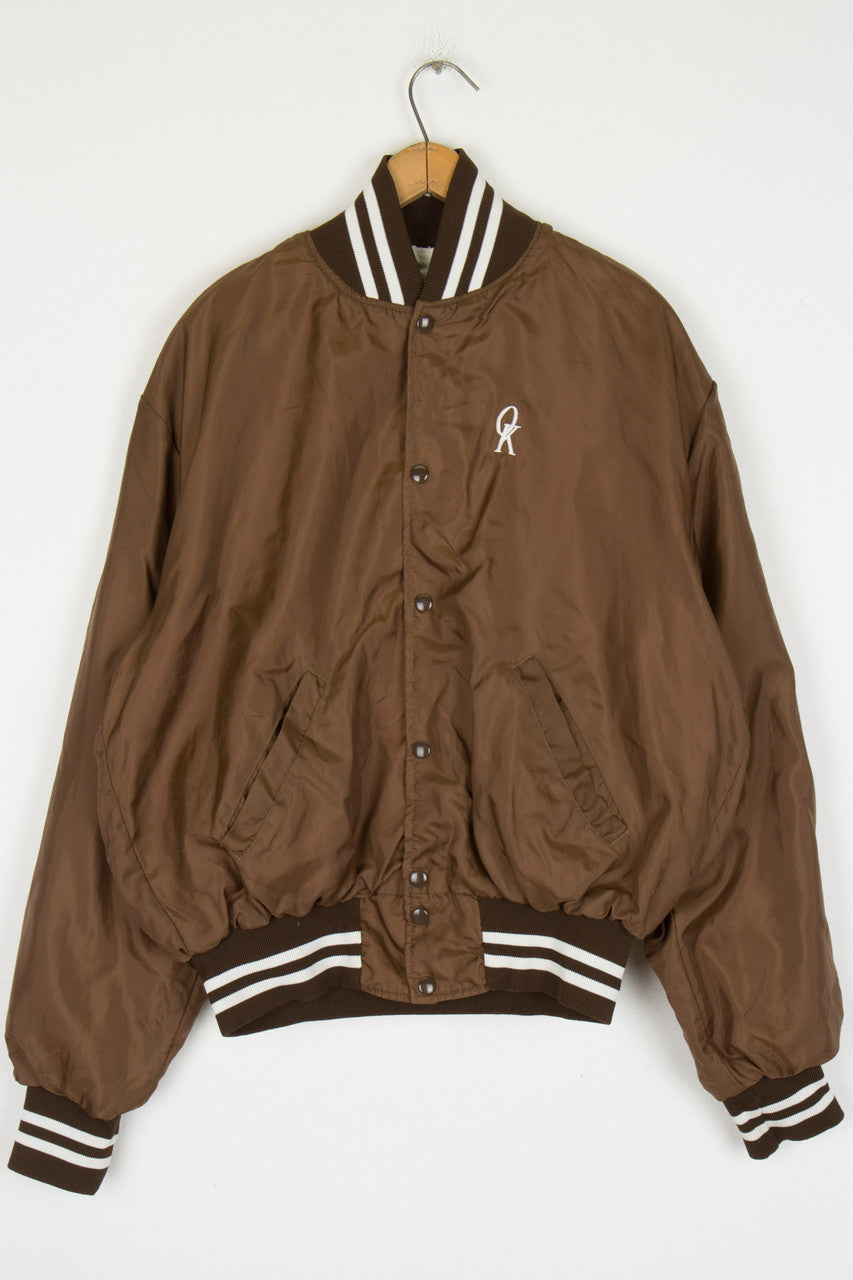 Brown Letterman Jacket
