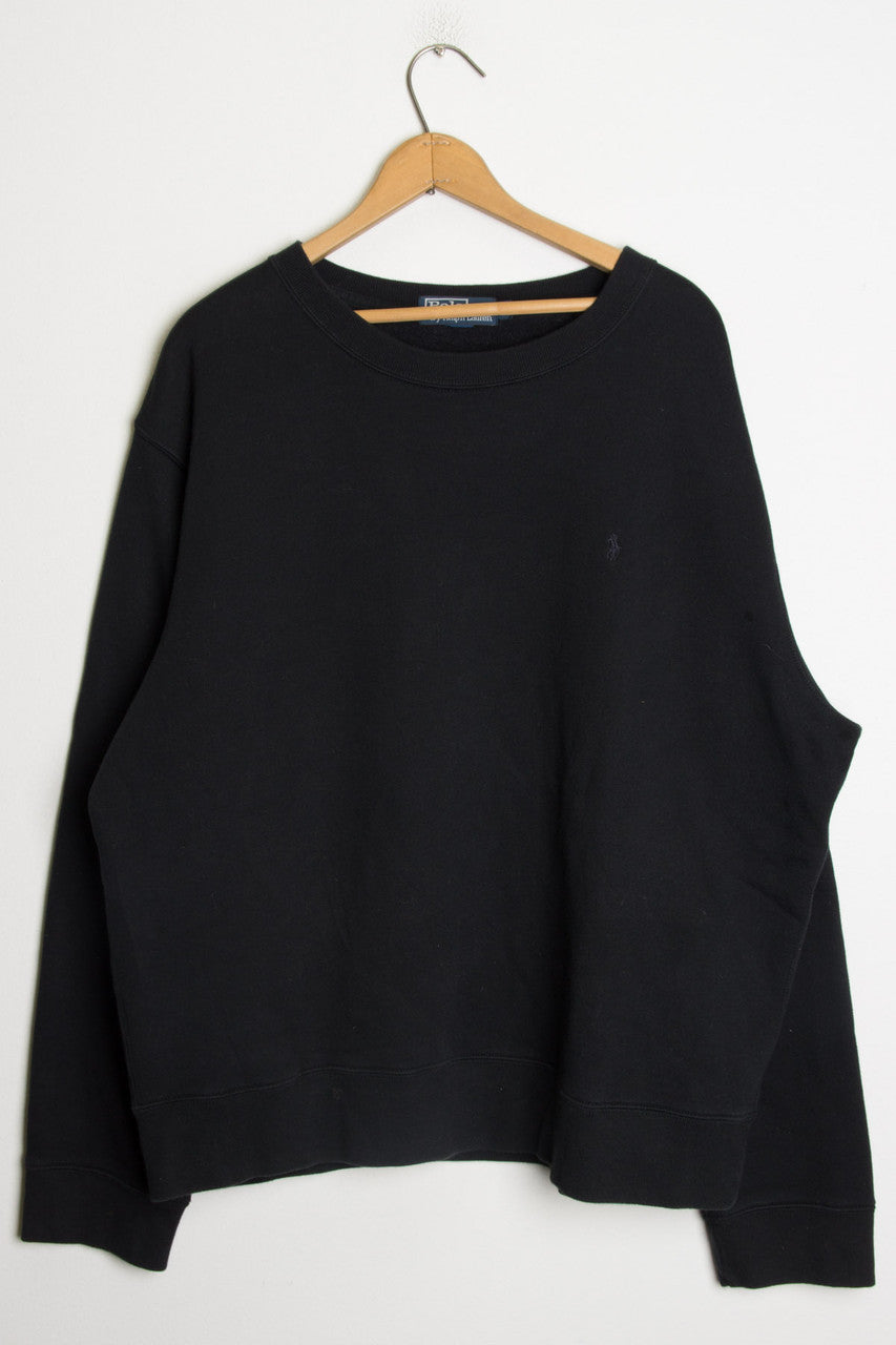 90's Ralph Lauren Black Sweatshirt