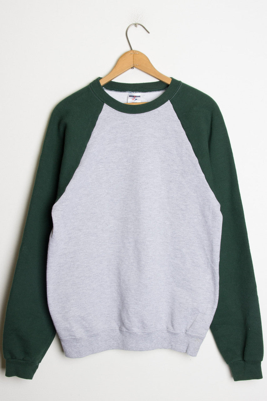 Green and Grey Sweatshirt