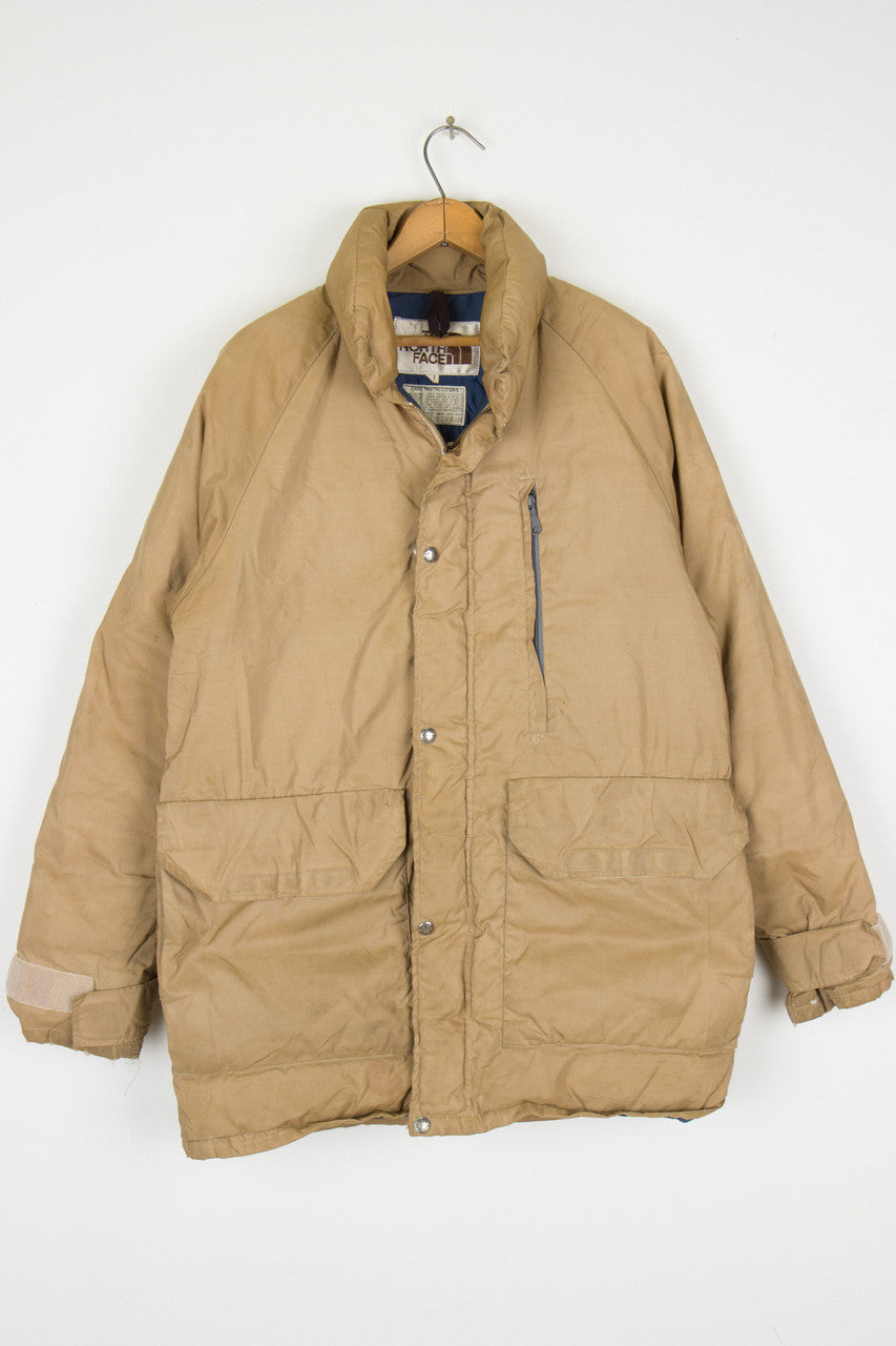 North Face Tan Puffy Jacket