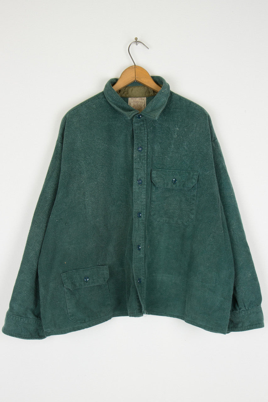 Green Button Up Shirt