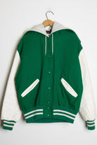 Green Varsity Jacket w/ Hood