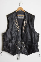 Leather Honda Motorcycle Vest