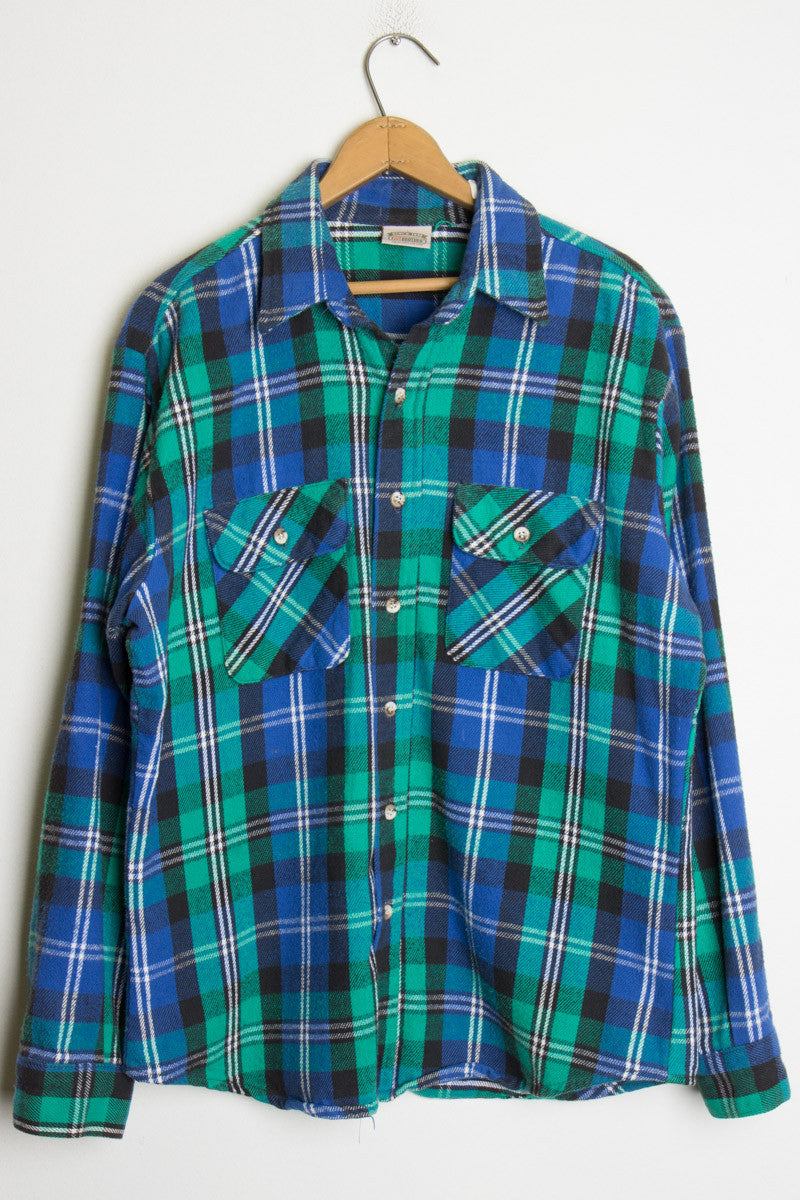 Blue & Green Flannel