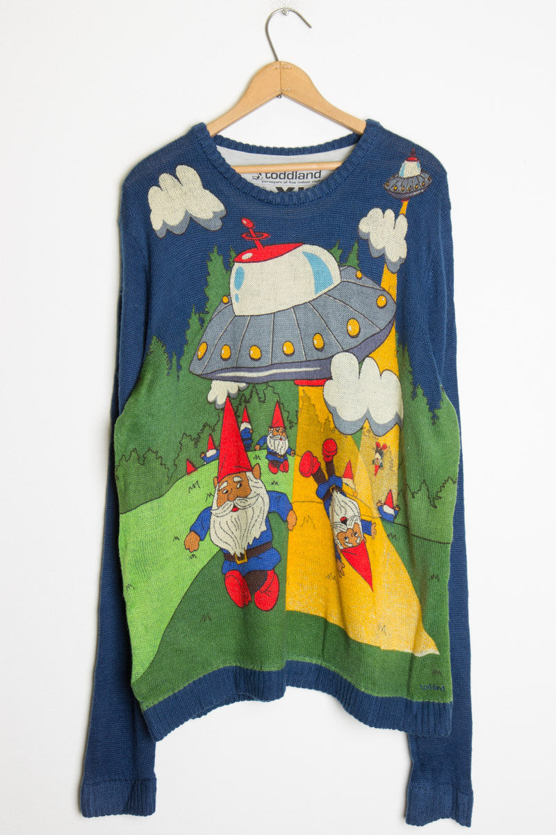 Abducting Gnomes Sweater