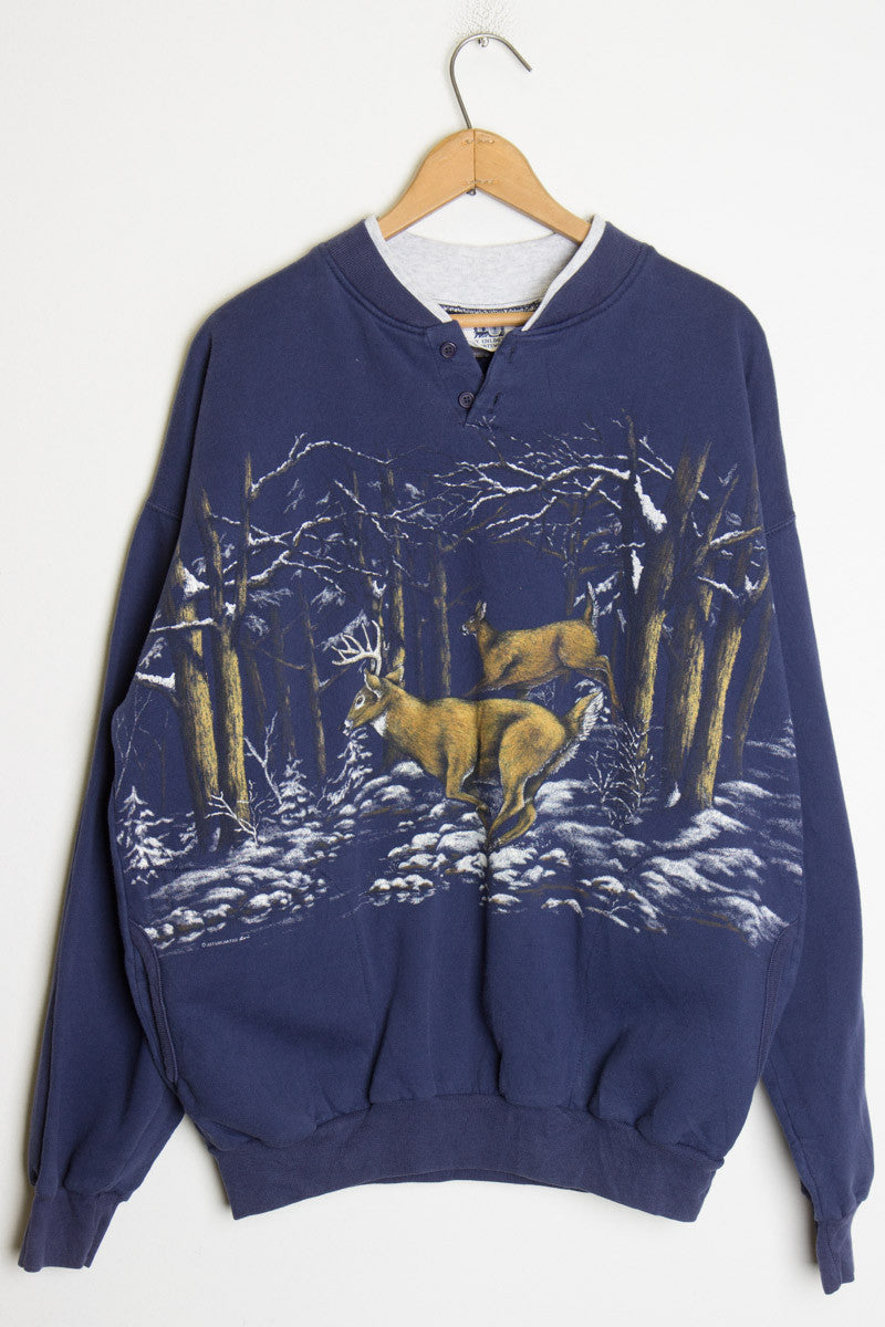 Vintage Running Deer Sweatshirt
