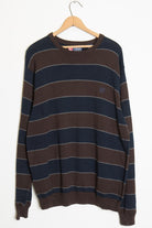 Brown and Navy Sweater