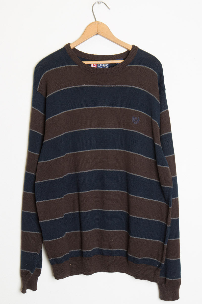 Brown and Navy Sweater