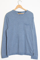 Blue Striped Sweater