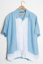 Blue Bowling Shirt