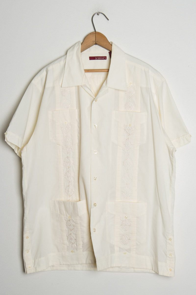 Ivory Guayabera Shirt