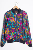 Buckle and Shield Bomber Jacket