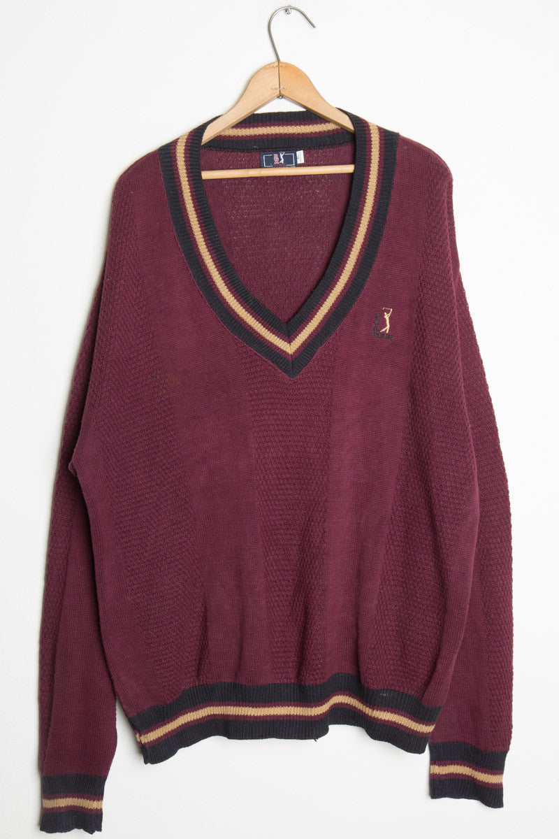 Deep V PGA Sweater
