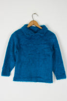Vintage Blue Fur Sweater