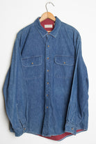 Fleece Lined Denim Overshirt