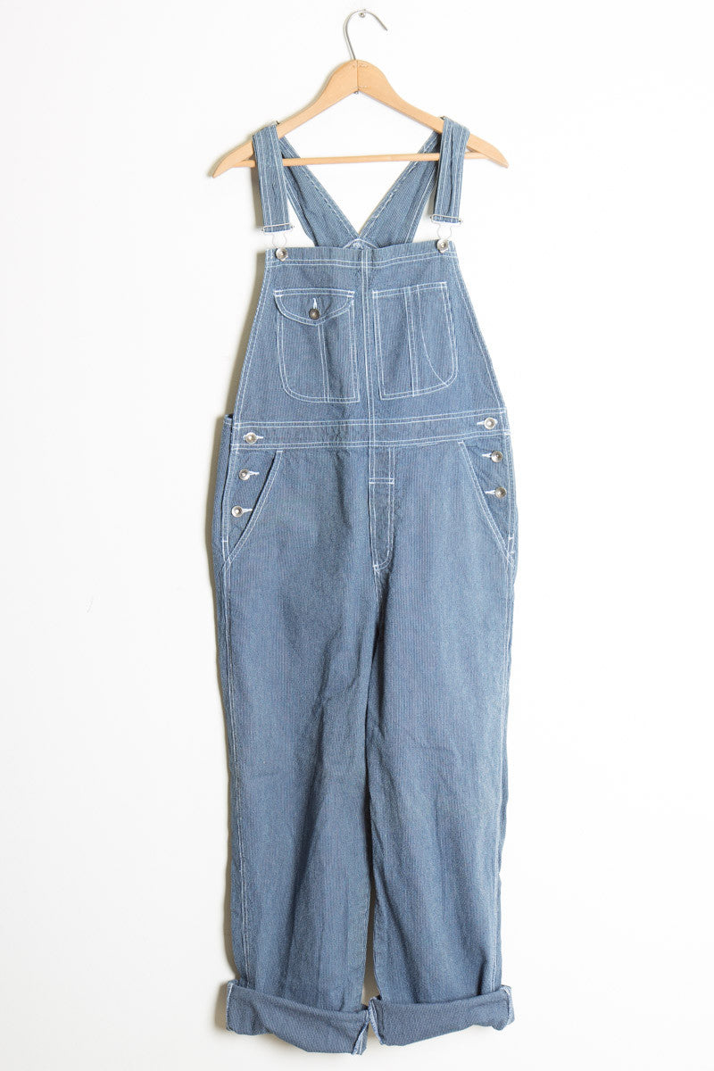 Pinstriped Overalls