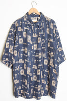 Floral Patterned Silk Shirt