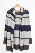 Drape Striped Cardigan