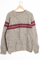 Brown Stripe Sweater