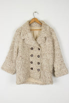 Large Knit 3/4 Sleeve Coat