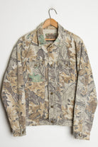 Faded Camo Jean Jacket