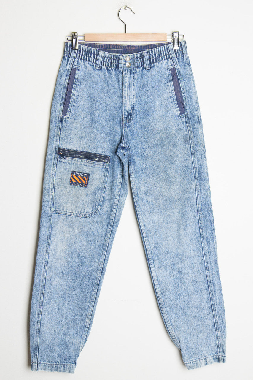 Levi's Acid Washed Denim Joggers