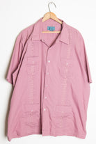 Mauve Guayabera
