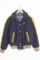 Vintage Navy & Gold Letterman Jacket