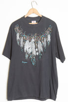 Metallic  Feather Arizona Tee