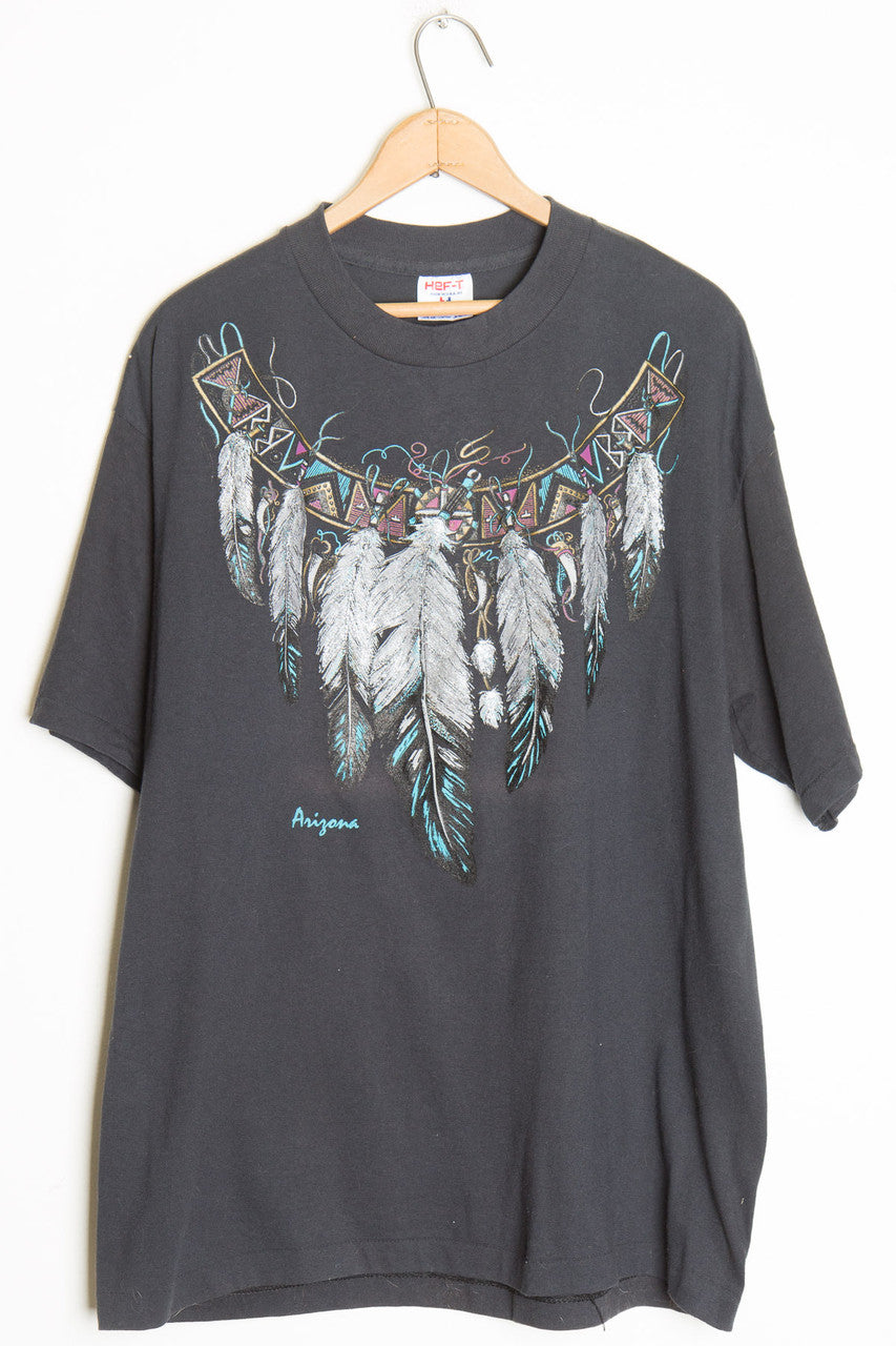 Metallic  Feather Arizona Tee