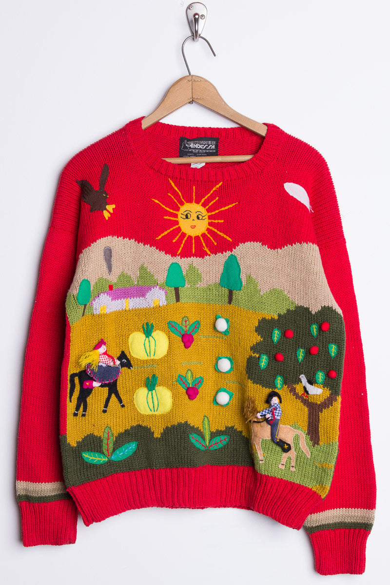 Sunny Day Vintage Sweater