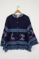 Astrology Fringe Cardigan