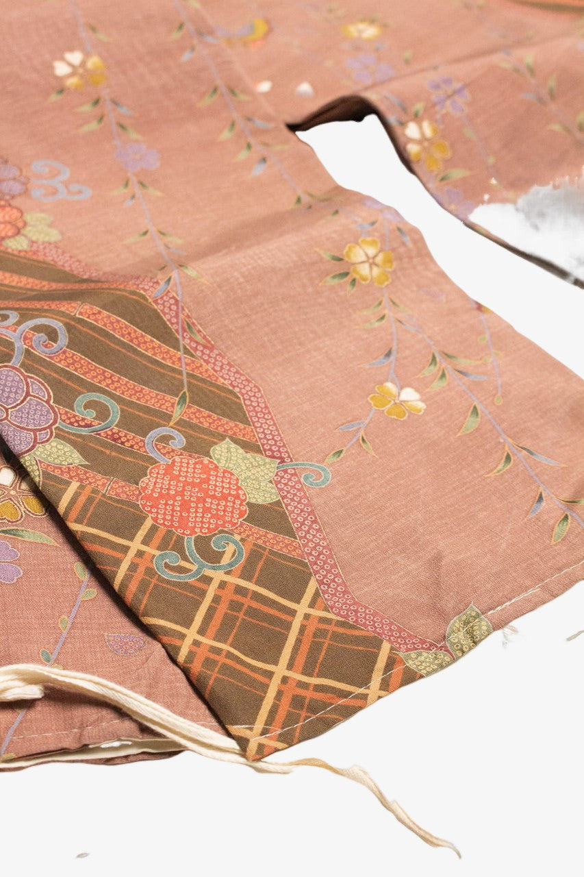 Vintage Floral Butterfly Tsuke Obi 148