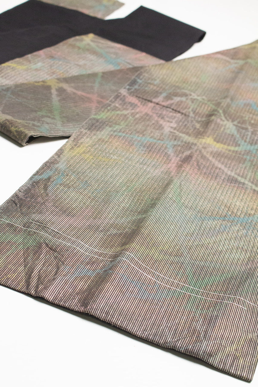 Vintage Crackle Rainbow Nagoya Obi 151