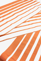 Vintage Orange Striped Heko Obi 152