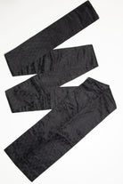 Vintage Black Looped Pattern Nagoya Obi