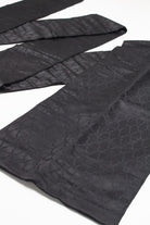 Vintage Black Looped Pattern Nagoya Obi