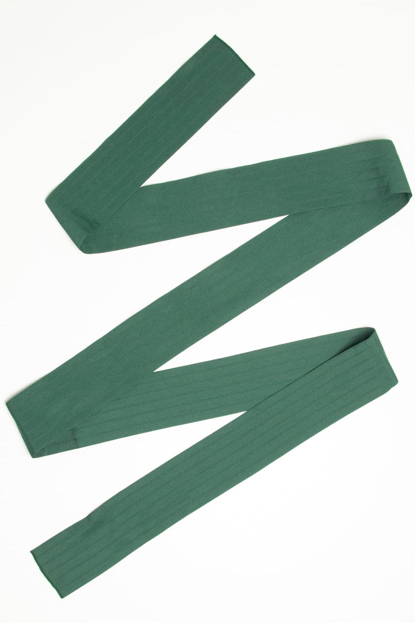 Thin Emerald Green Hanhaba Obi