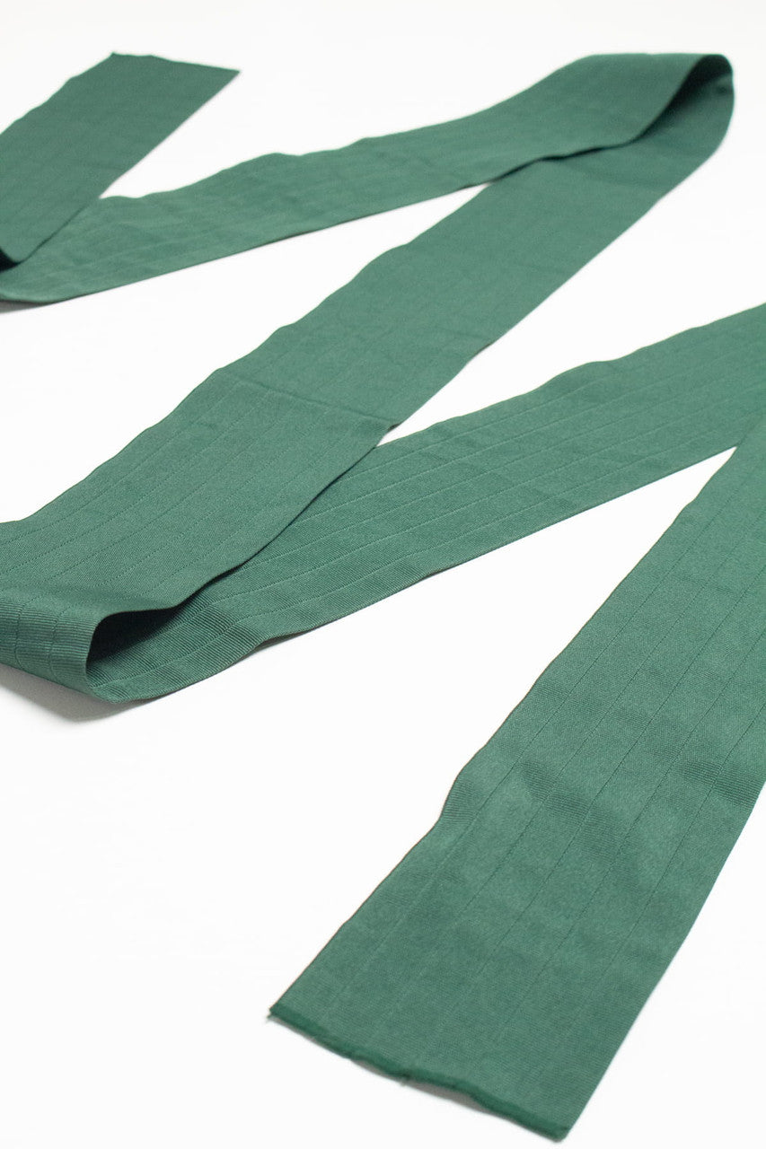 Thin Emerald Green Hanhaba Obi