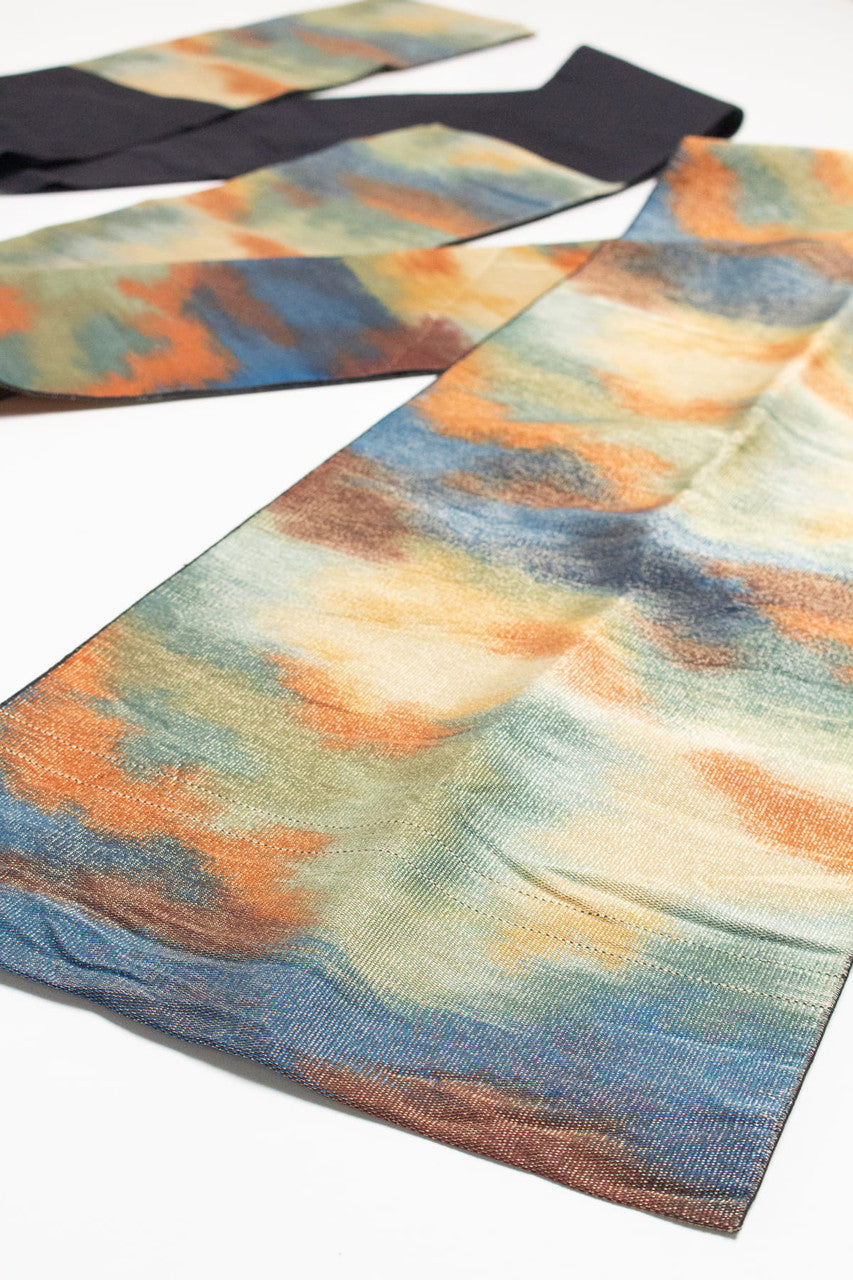 Vintage Shimmering Watercolor Nagoya Obi