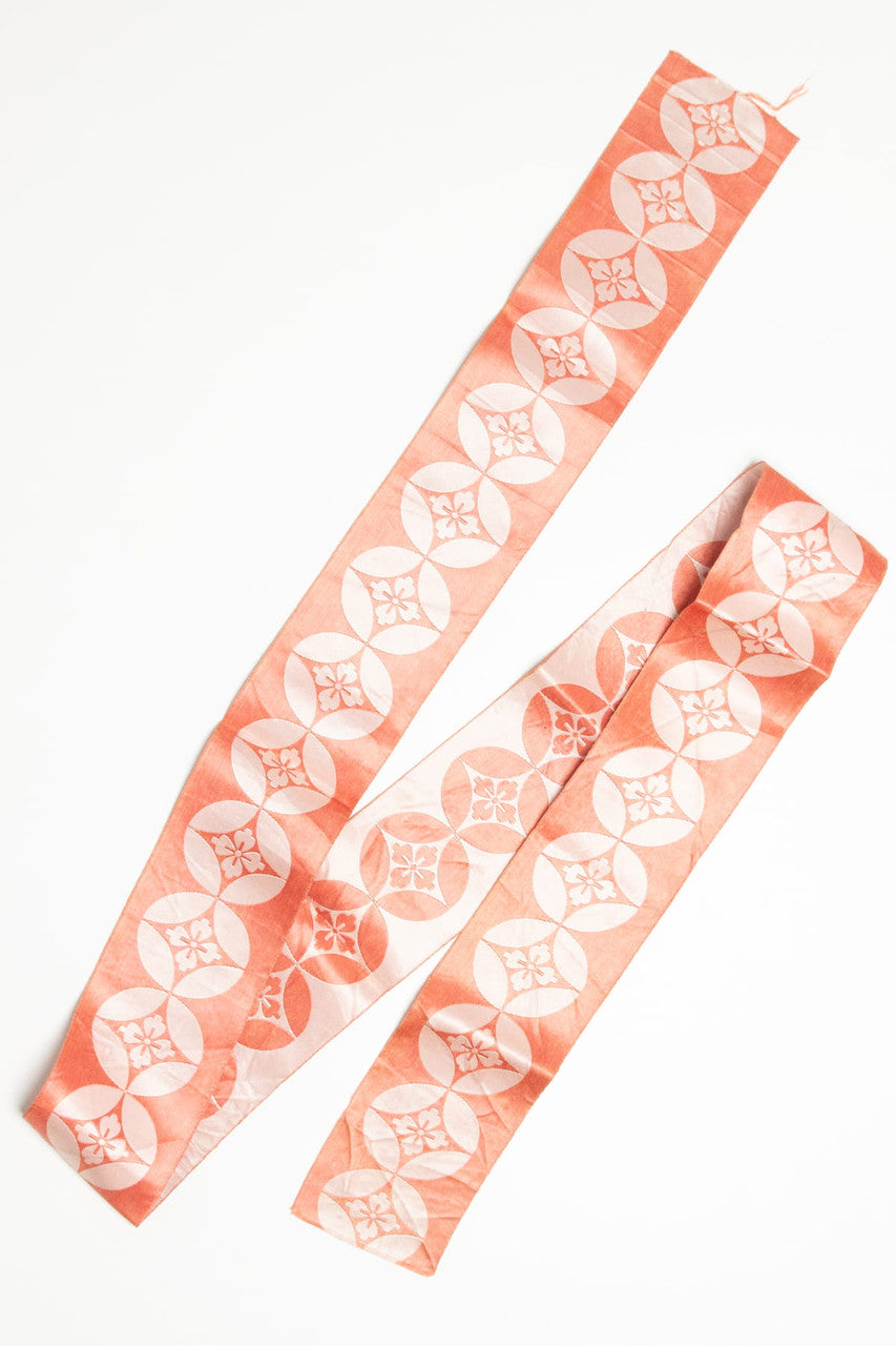 Vintage Reversible Peach Obi