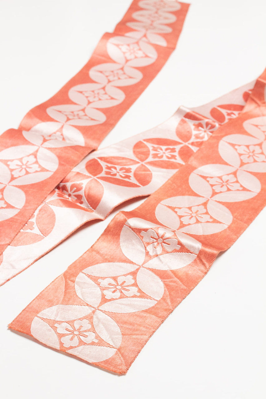 Vintage Reversible Peach Obi
