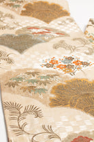 Vintage Pheonix Floral Maru Obi